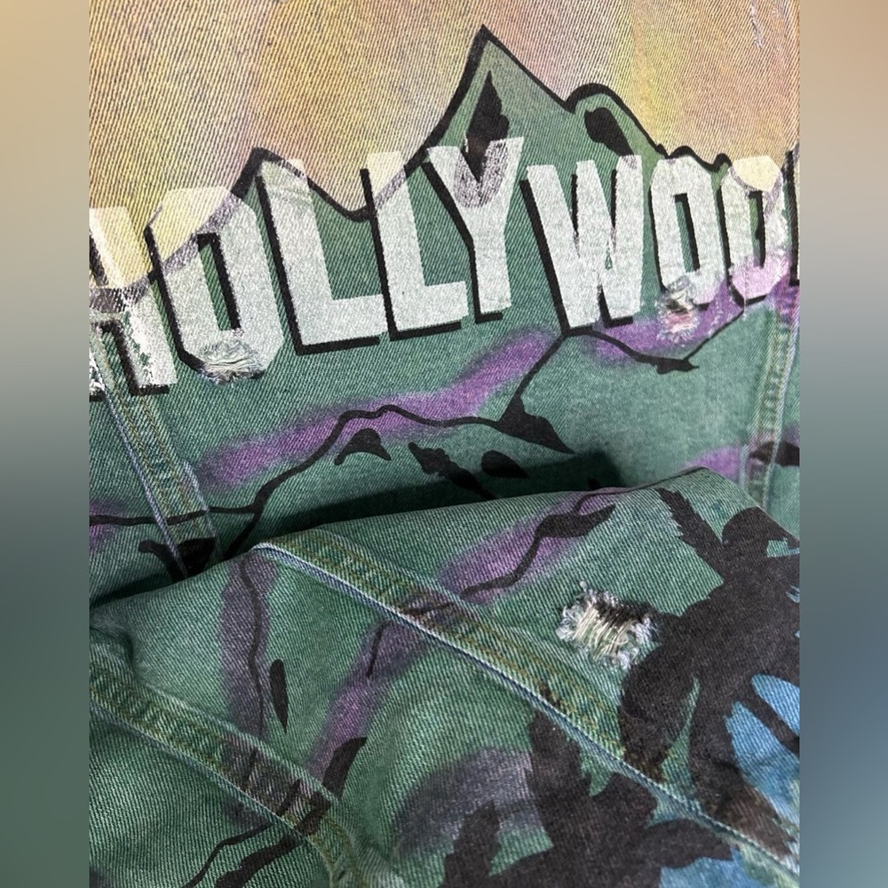AMIRI -  INCREDIBLE - #HOLLYWOOD - PAINTED - Denim Jacket